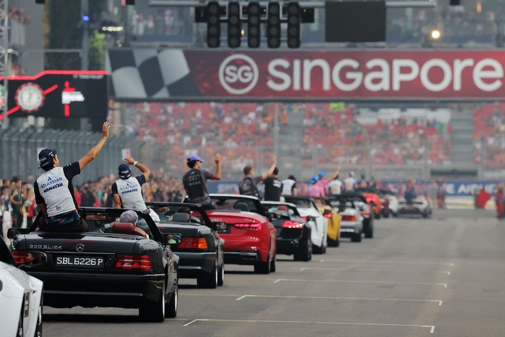 El drivers parade de Singapur