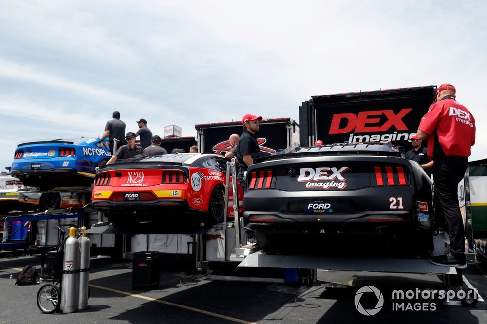 Harrison Burton, Wood Brothers Racing, Dex Imaging Ford Mustang