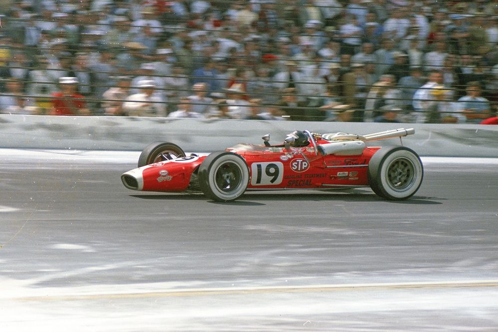 Clark's Lotus looked wild in STP colours, but that livery would have unintended consequences