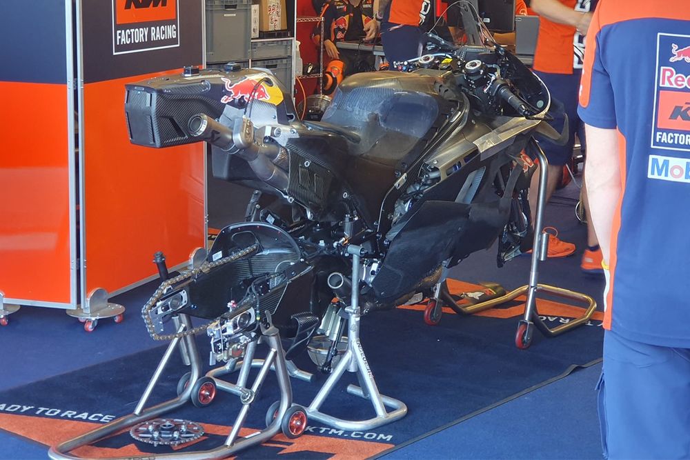 Dettaglio della KTM