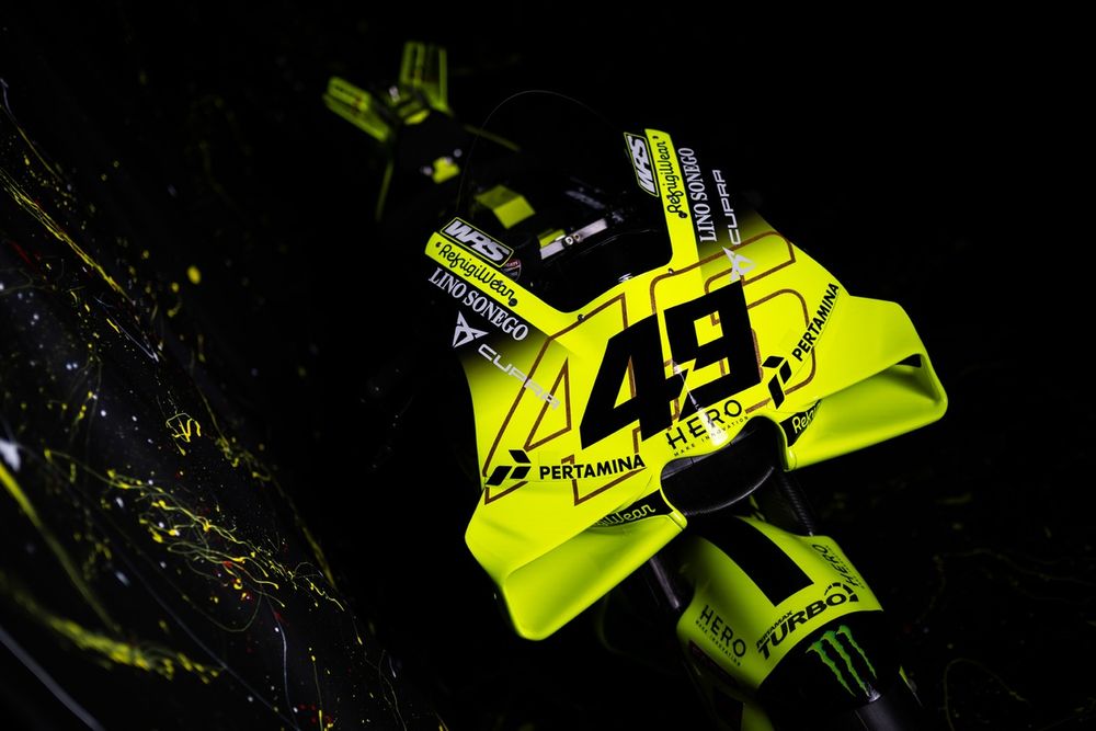De nieuwe VR46-livery voor 2026.