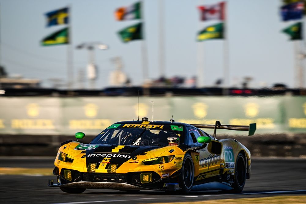 #70 Inception Racing Ferrari 296 GT3 EVO: Brendan Iribe, Frederik Schandorff, Ollie Millroy