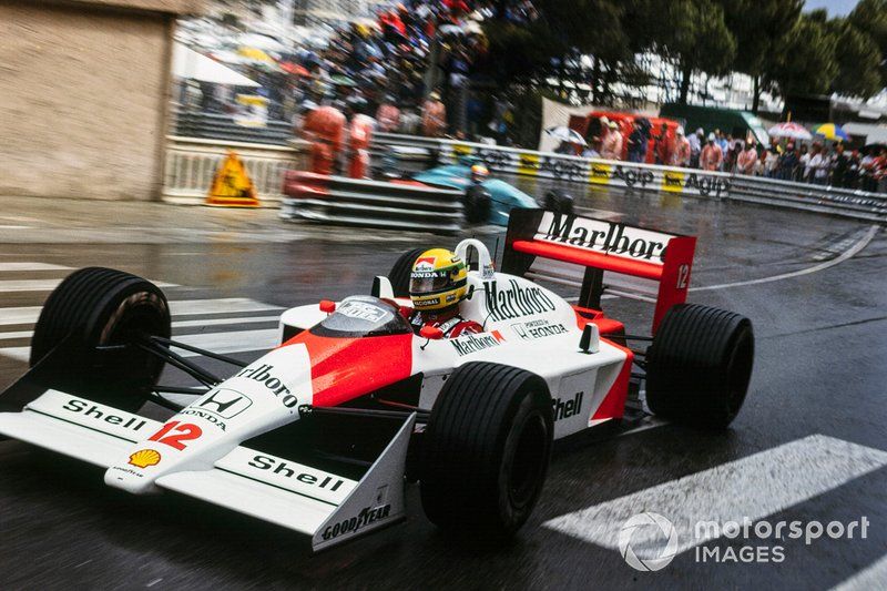 Ayrton Senna dans ses œuvres à Monaco.