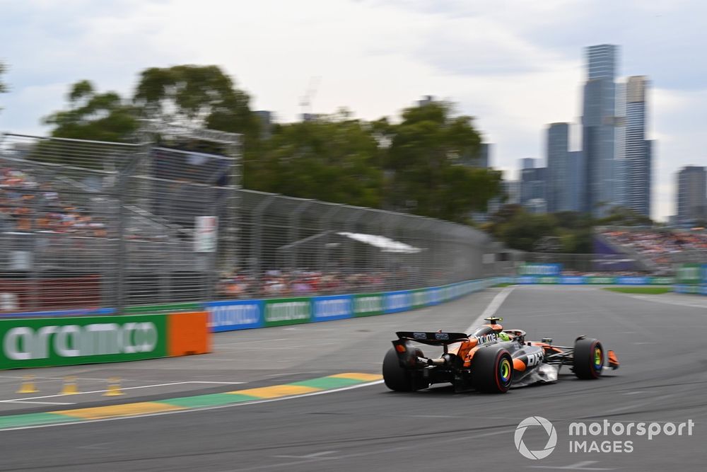Norris vuela para llevarse la pole en Australia; Sainz 10º y Alonso 12º