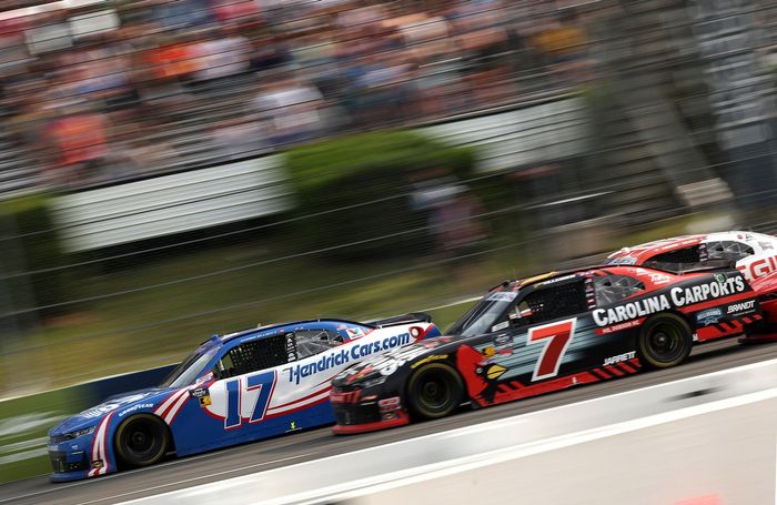 Chase Elliott driving a Chevrolet for Justin AllGears, Jr ‌Motor Sports