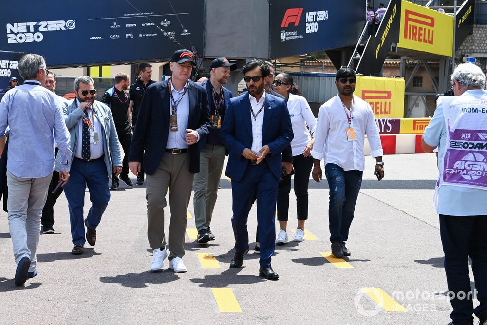 Gianni Infantino, FIFA President and Mohammed Ben Sulayem, FIA President