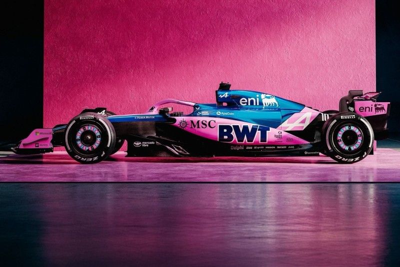 Mais rosa: Alpine muda o design para as últimas três corridas da temporada