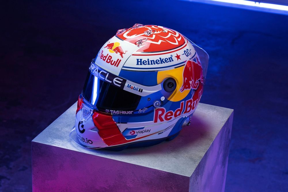 Casco de Max Verstappen, Red Bull Racing