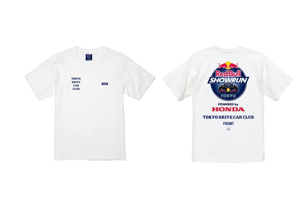 Red Bull Showrun Tokyo Tシャツ 東京F1デモラン観戦チケットやFRGMTコラボTシャツを手に入れよう
