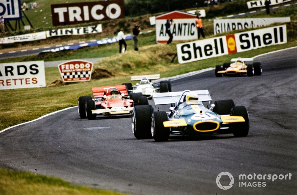 Brands Hatch 1970 featured a thrilling battle between Brabham and that year's champion, Rindt