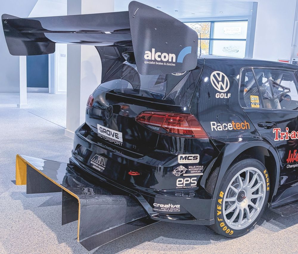 Outrageous rear aero package includes 2.1-metre wide dual-plane wing and massive underbody venturi 