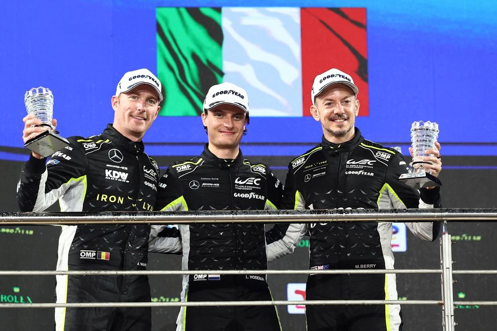 #61 Iron Lynx Mercedes-AMG LMGT3: Мартин Берри, Лин Ходениус, Максим Мартен