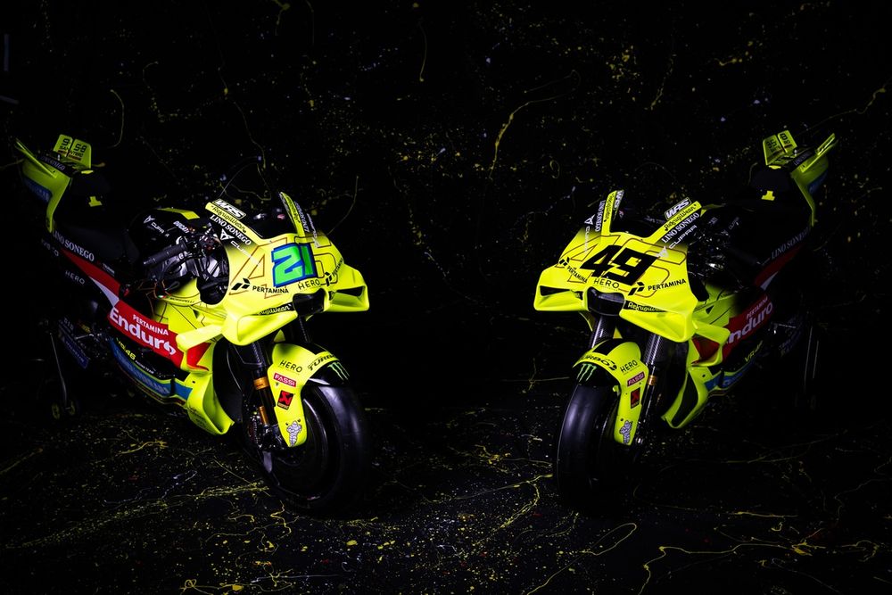 De nieuwe VR46-livery voor 2026.