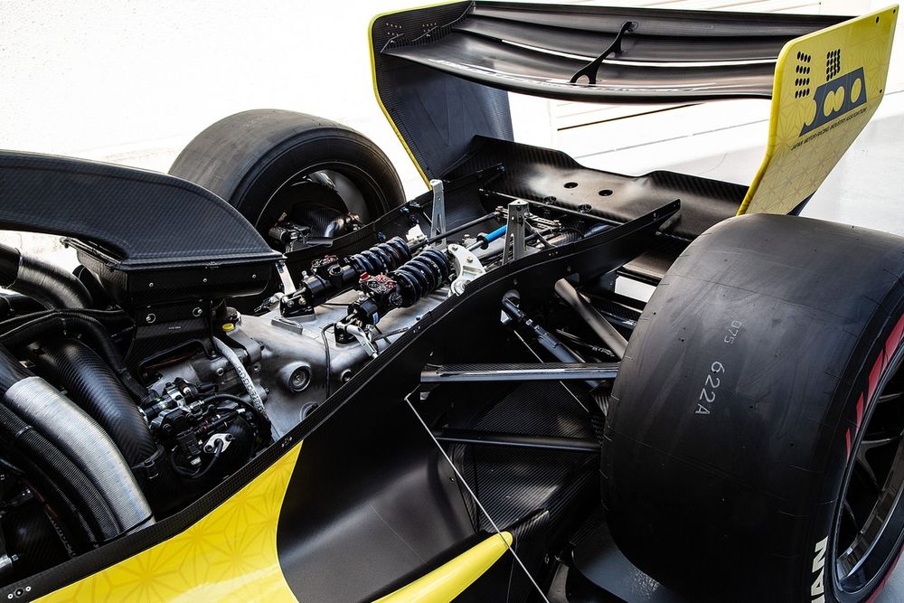 The prototype has been designed around the current two-litre, four-cylinder turbo engines