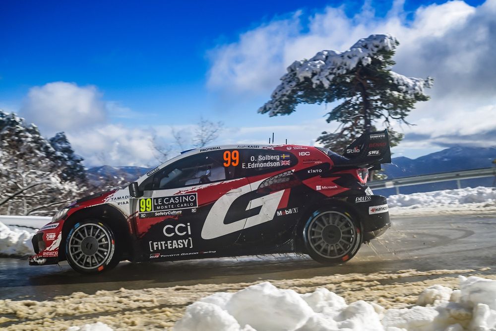 Oliver Solberg, Elliott Edmondson, Toyota Gazoo Racing WRT Toyota GR Yaris Rally1