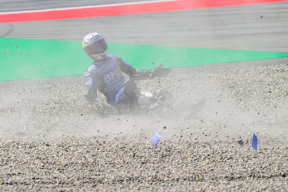 Alex Marquez, Gresini Racing crash