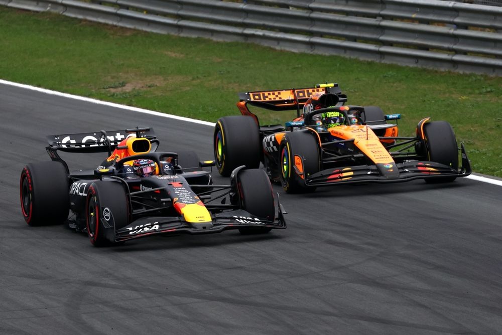 Lando Norris, McLaren, Max Verstappen, Red Bull Racing