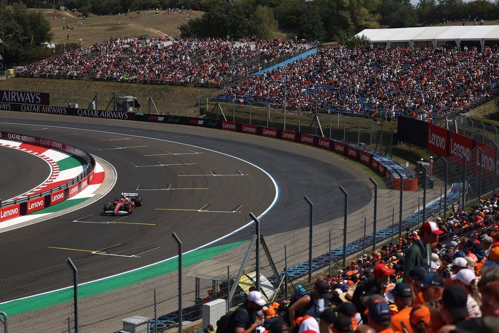 Lewis Hamilton, Ferrari, en el GP de Hungría de 2025.