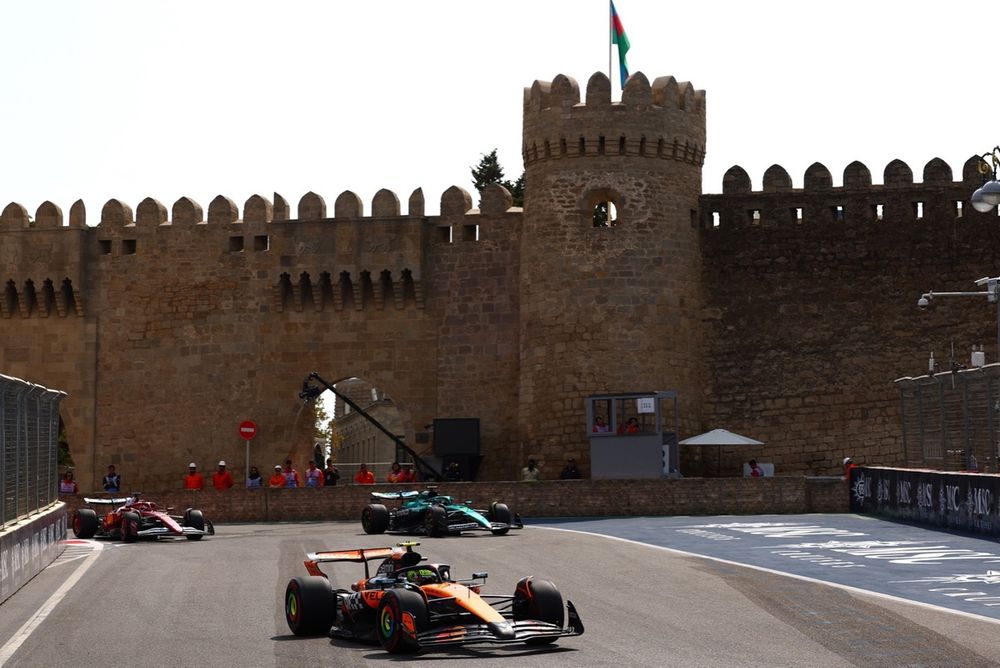 Charles Leclerc, Ferrari, Lando Norris, McLaren, Lance Stroll, Aston Martin Racing