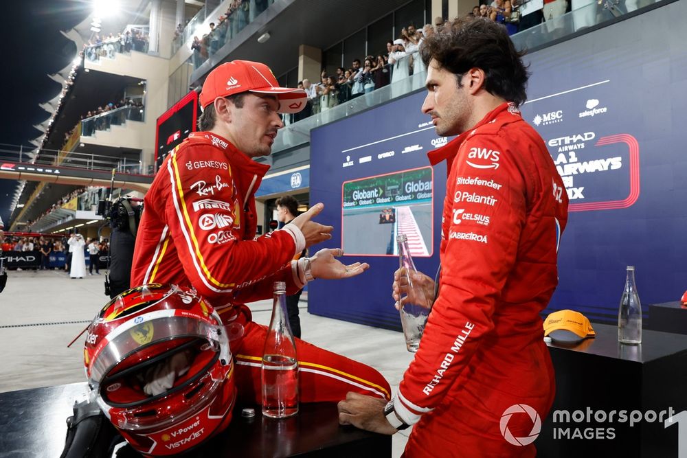 Charles Leclerc, Scuderia Ferrari, Carlos Sainz, Scuderia Ferrari