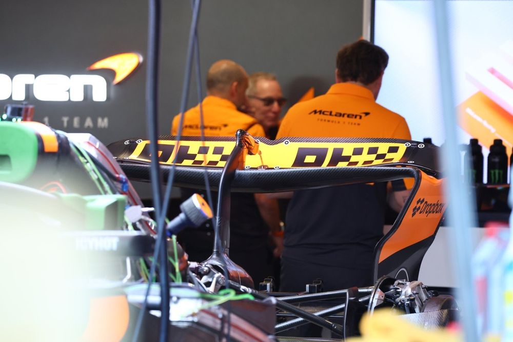 McLaren MCL38: ecco l'ala posteriore priva del mini-DRS contestato dopo Baku