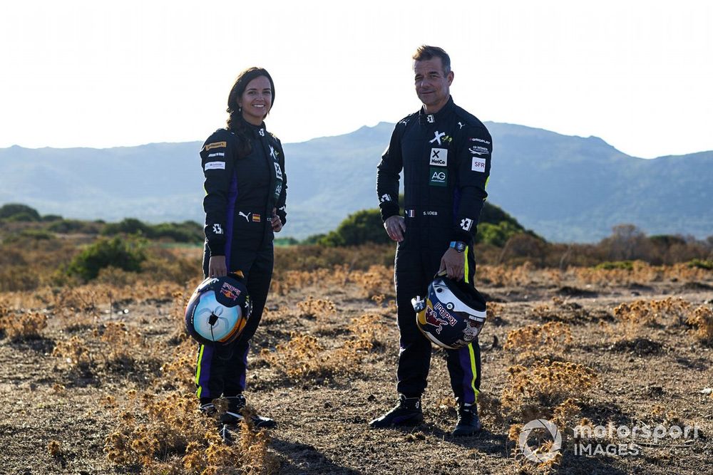 Cristina Gutierrez y Sebastien Loeb cuando fueron compañeros en Extreme E