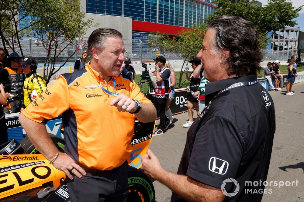 Zak Brown,  Arrow McLaren Chevrolet, Michael Andretti