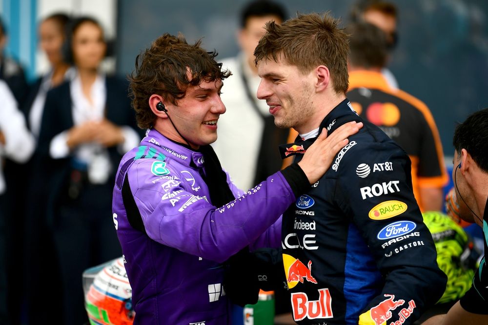 Andrea Kimi Antonelli, Mercedes, Max Verstappen, Red Bull Racing