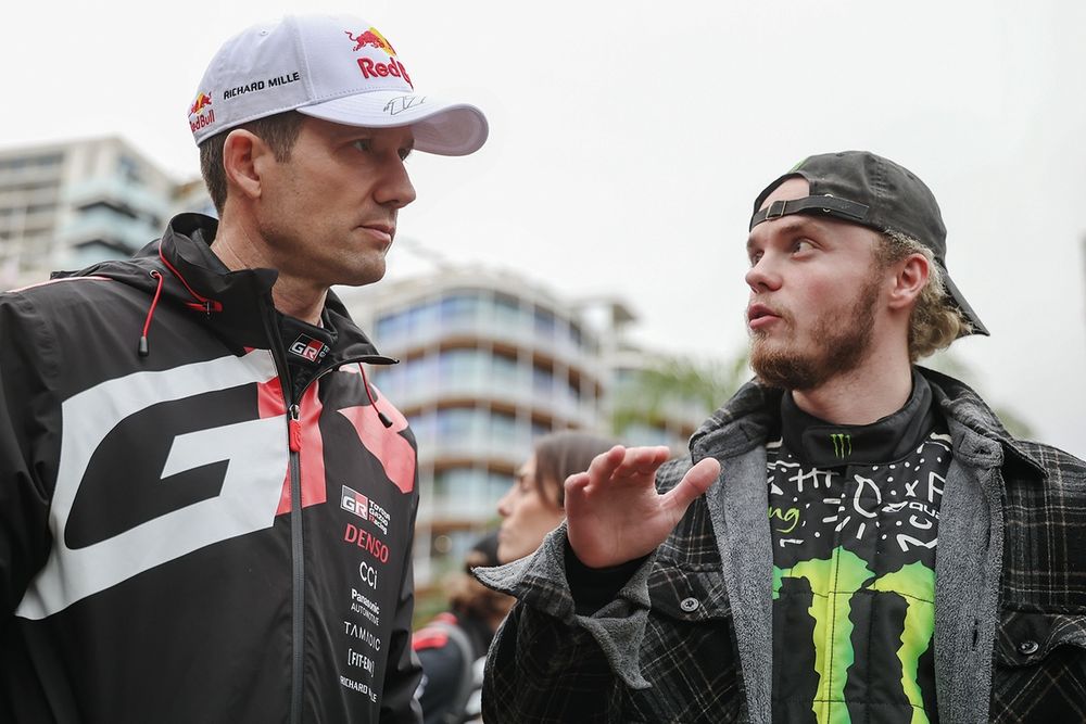 Who better than Ogier to 
advise Solberg when he 
landed his Estonia drive