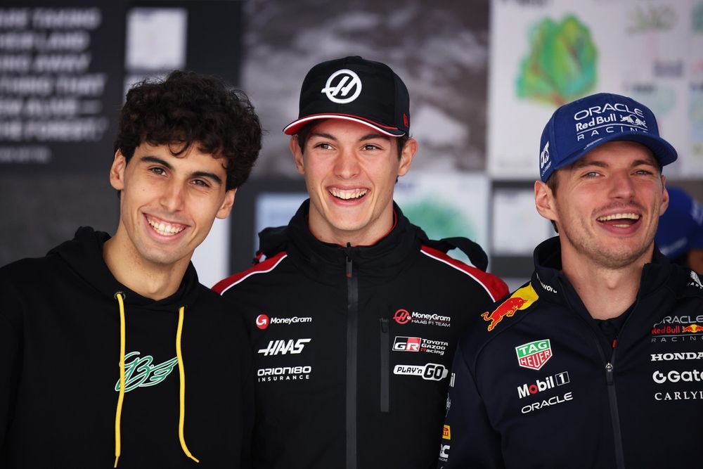 Max Verstappen, Red Bull Racing, Oliver Bearman, Haas F1 Team, Gabriel Bortoleto, Sauber