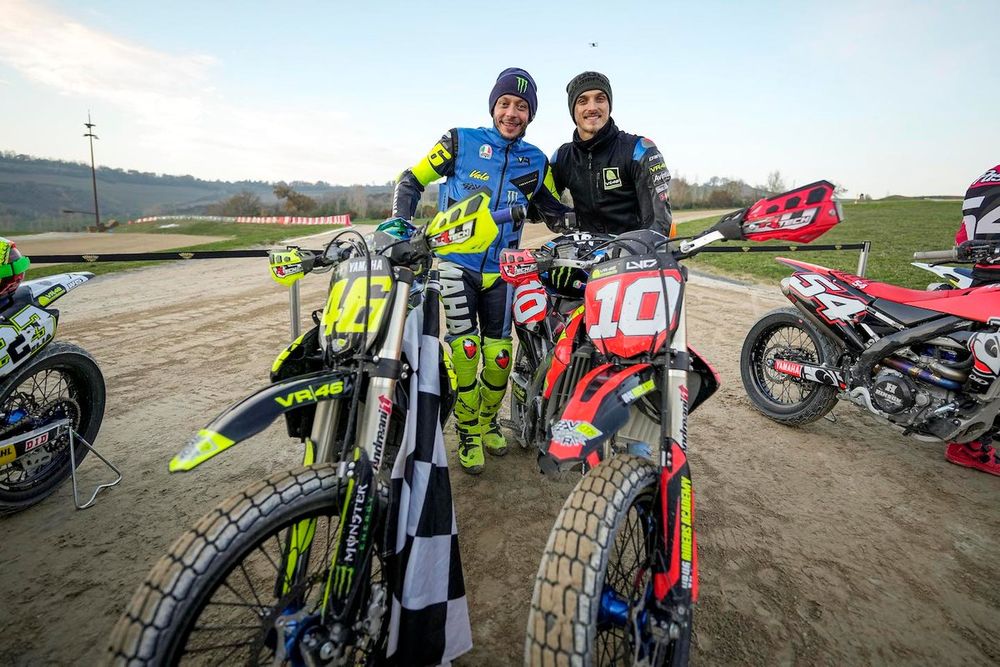 Los hermanos Valentino Rossi y Luca Marini no compitieron formando pareja este año