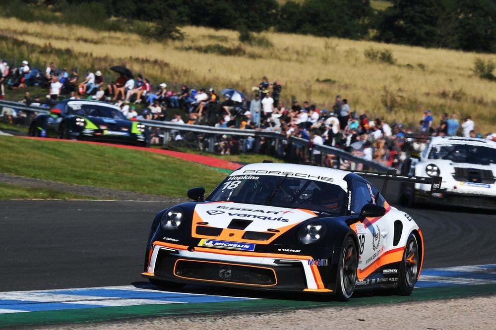 The reigning Porsche Sprint Challenge champion took his maiden Carrera Cup GB win at Knockhill