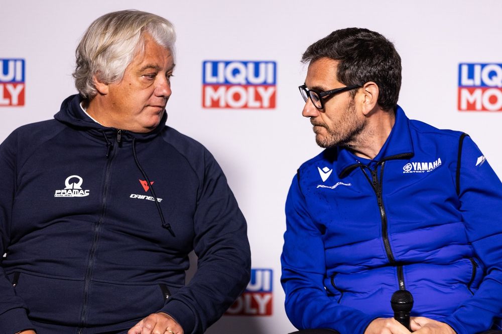 Paolo Campinoti, Team Principal Pramac Racing, Paolo Pavesio, directeur général Yamaha Motor Racing 