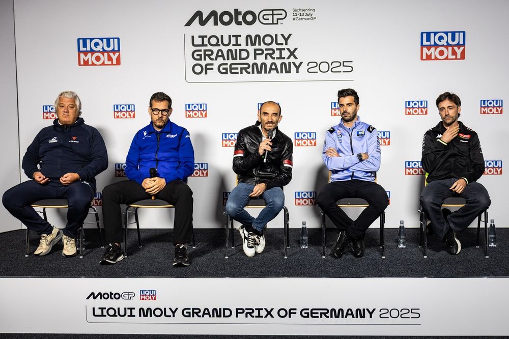 Paolo Campinoti, Team Principal Pramac Racing, Paolo Pavesio, Yamaha Motor Racing Managing Director, Claudio Domenicali, CEO Ducati Corse, Michele Masini, Team Manager Gresini Racing, Pablo Nieto, Team Manager VR46 Racing Team