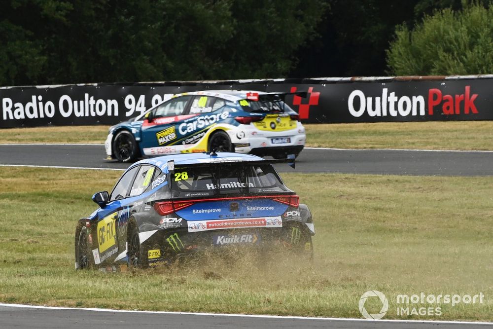 Hamilton's last BTCC outing came at Oulton Park in 2023