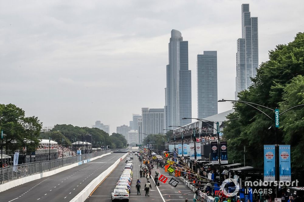 NASCAR Xfinity Series grid in Chicago