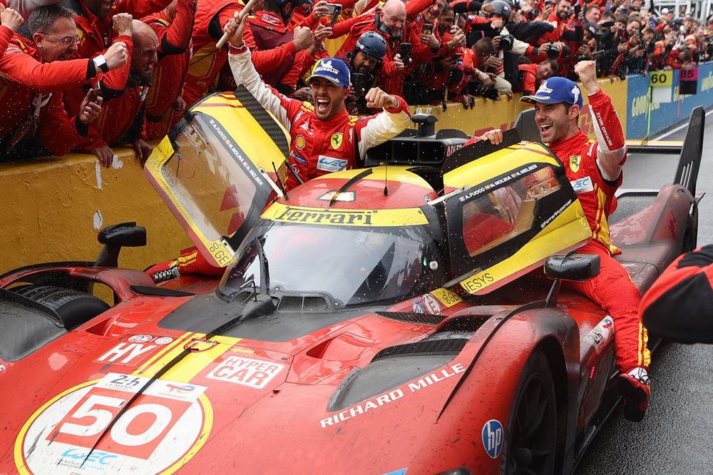 Ganadores #50 Ferrari AF Corse Ferrari 499P: Antonio Fuoco, Miguel Molina, Nicklas Nielsen 