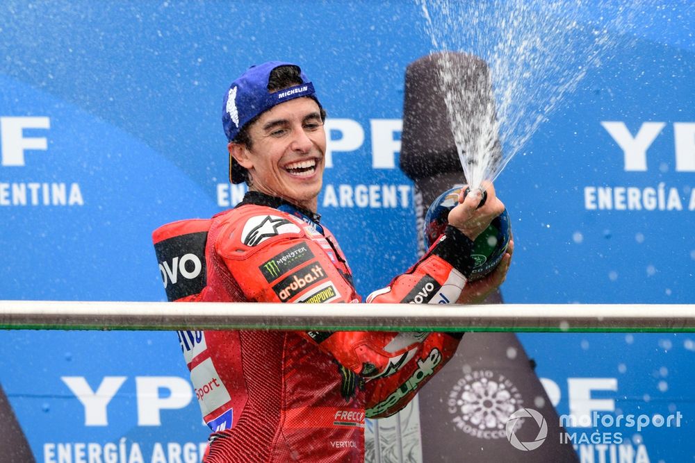 Marc Márquez, Ducati Team, acumula ya dos victorias en las dos primeras carreras del año