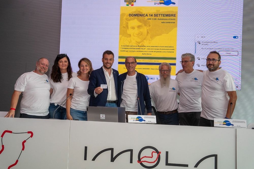 Marco Panieri, sindaco di Imola, socio onorario della Tifoseria Ayrton Senna Italia
