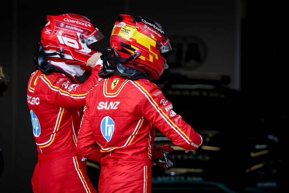 Carlos Sainz, Charles Leclerc, Ferrari 