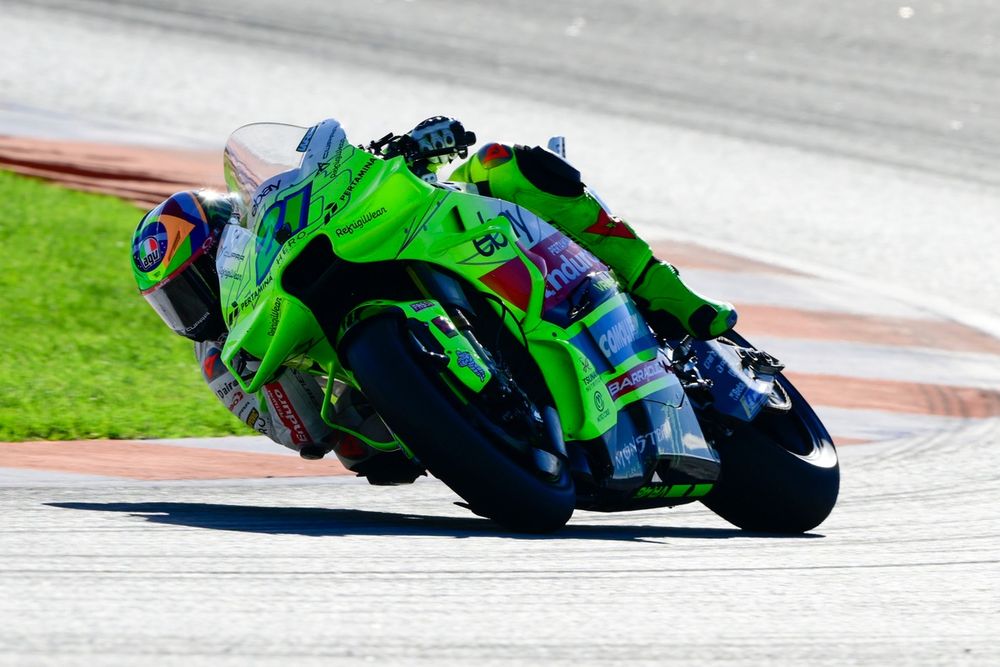 Met een knullige crash voor de start heeft Franco Morbidelli zichzelf geen dienst bewezen.