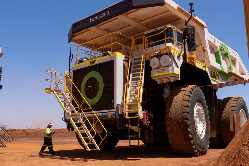 Fortescue è un'azienda mineraria e la sezione zero si occupa di raggiungere l'obiettivo del net-zero