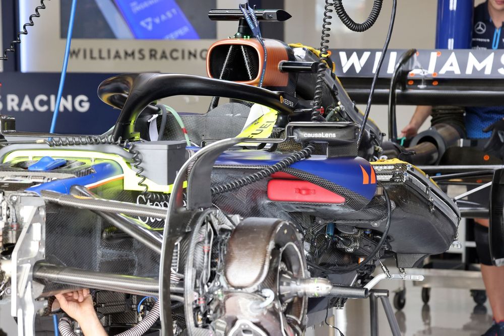 Dettaglio tecnico della Williams FW46