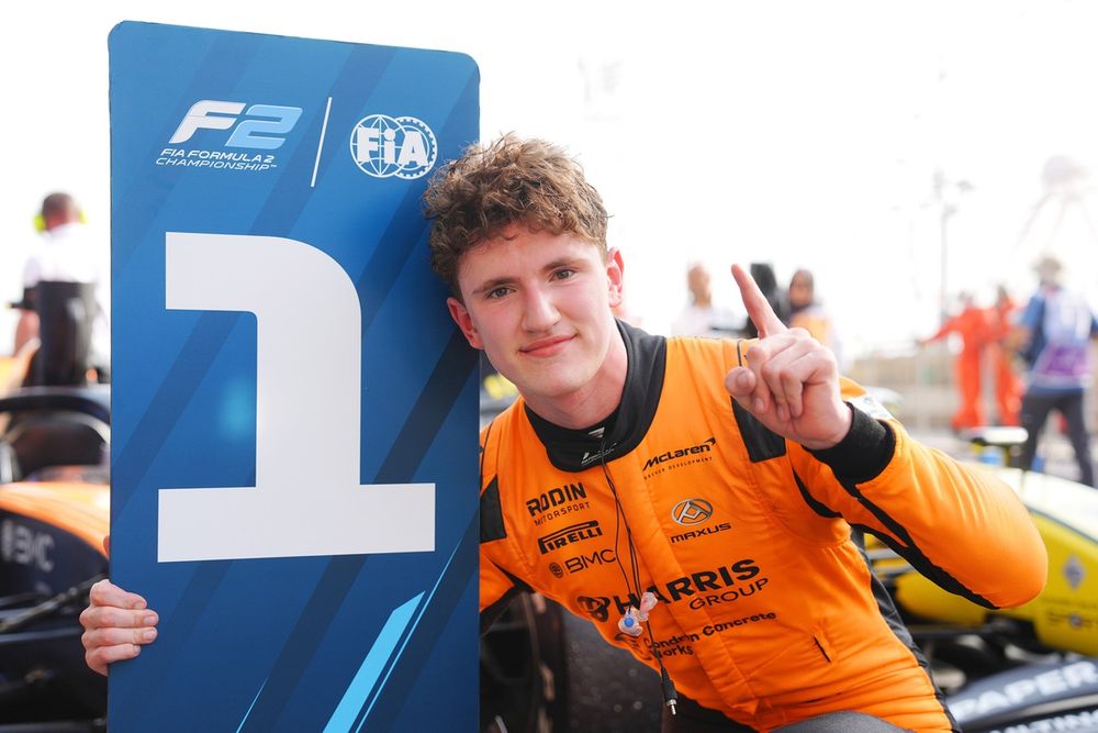 Alex Dunne hoopt de Formule 1 te bereiken via het opleidingsprogramma van McLaren.