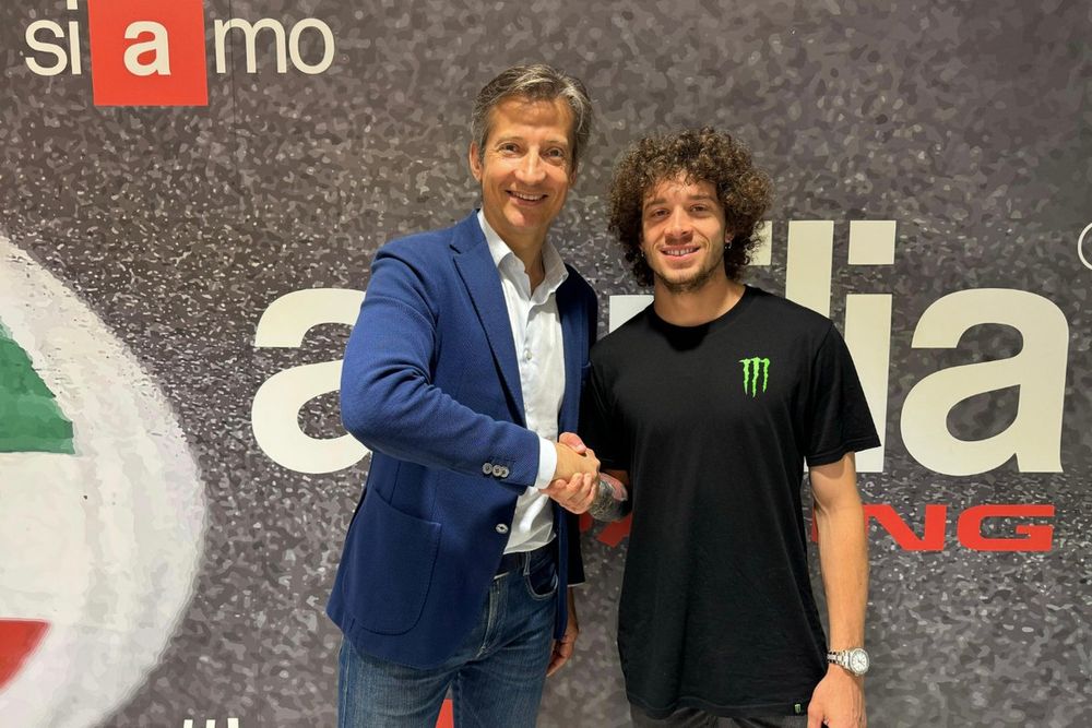 Bezzecchi e Massimo Rivola