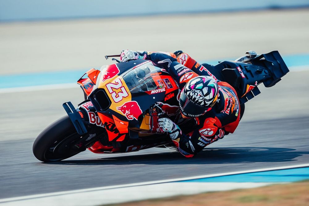 Enea Bastianini, Red Bull KTM Tech 3, apostó por el neumático delantero blando
