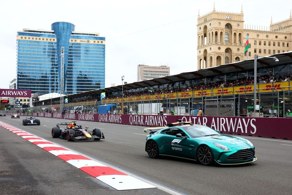 FIA Safety Car on the track