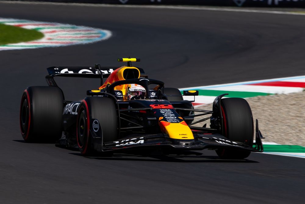 Yuki Tsunoda kwam in de kwalificatie niet verder dan de tiende tijd.