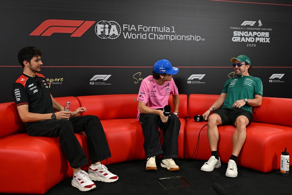 Fernando Alonso, Aston Martin Racing, Esteban Ocon, Haas F1 Team, Franco Colapinto, Alpine