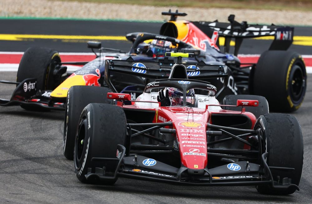 Lewis Hamilton, Ferrari, Max Verstappen, Red Bull Racing